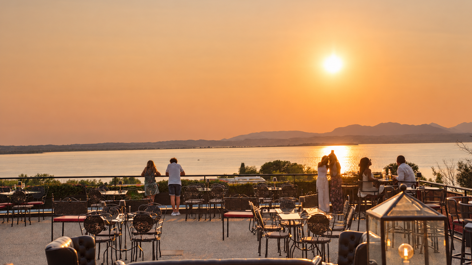 Rooftop cocktail bar